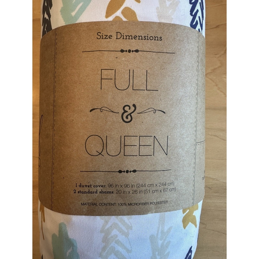 Ienjoy Full Or Queen Duvet And 2 Sham Set Printed 3 Piece Set hypoallergenic - Picture 4 of 9